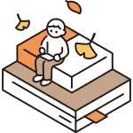 Autumn Of Reading Books And People SVG Icon